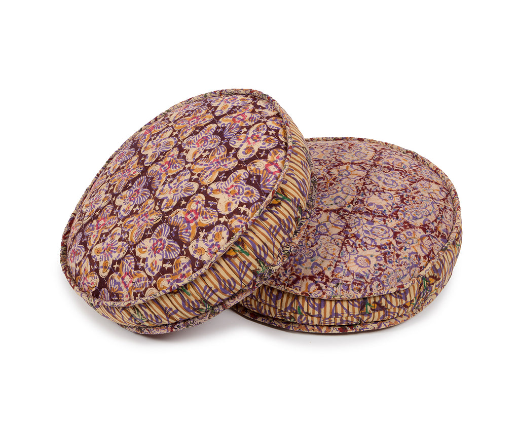 Faded Violet Froth - Round