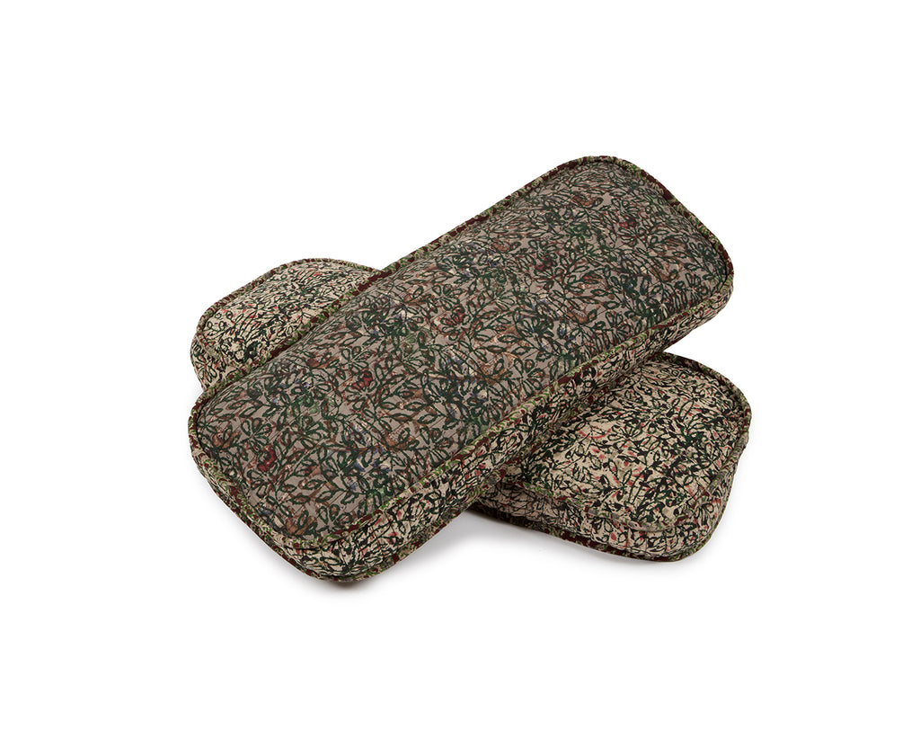 Twig Leaf Floral Swirl - Long Rectangle