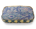 Diamond Flower Indigo Rectangle