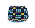 Aqua Ink Ric Rac Square