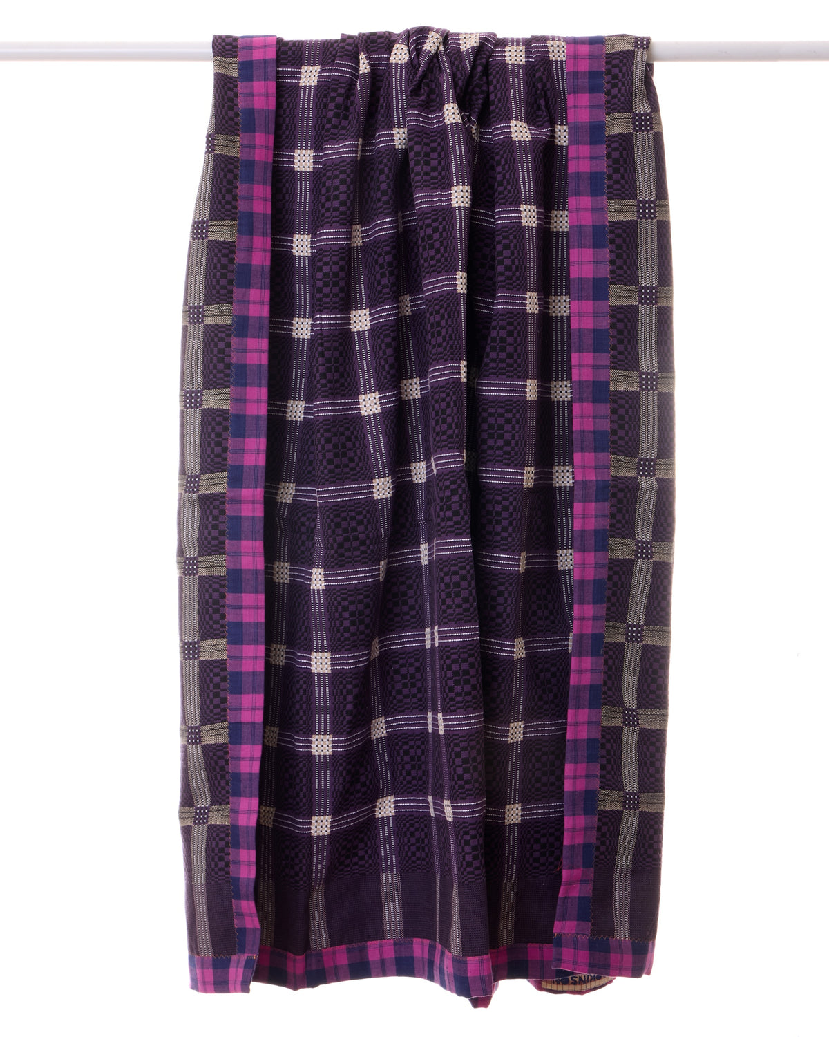 Vivid Purple Plum Check