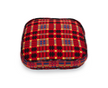 Rouge Plaid Square