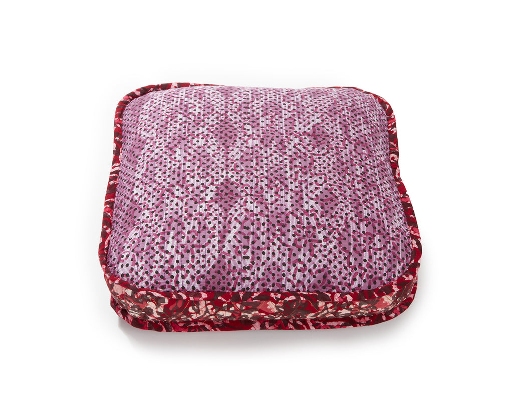 Rhubarb Blossom Dot Square