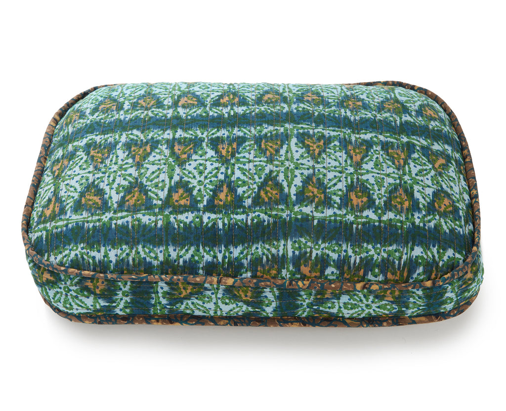 Aqua Mustard Sunset Rectangle